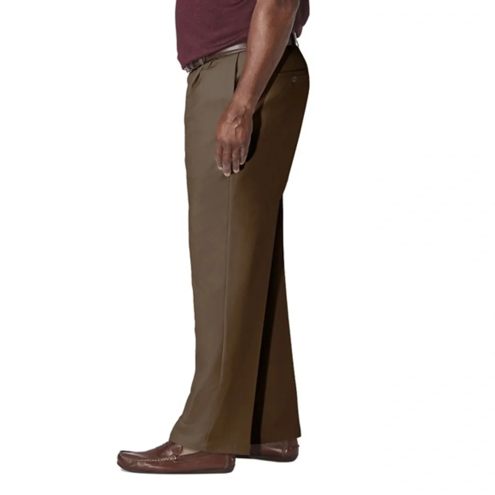 NWT Mens Size 52 52x30 Haggar Cool 18 Pro Dress Pants NEW